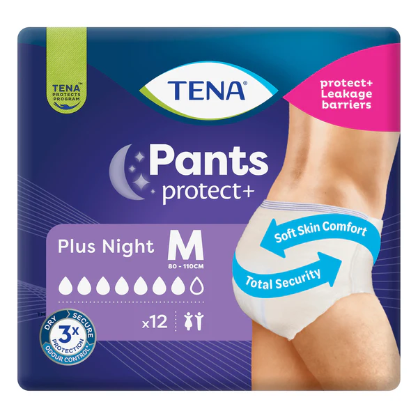 TENA Pants Plus Night Medium PK12 5 TENA Pants Plus Night Medium PK12