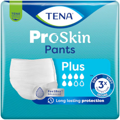 Disposable Pads and Wipes Tena Proskin Pants Plus Large 4xPk12