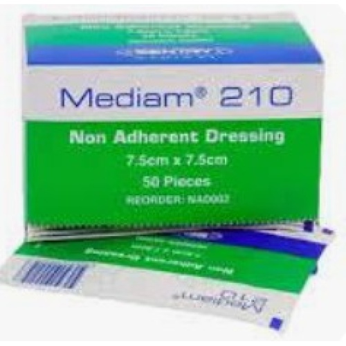 Dressings/wound care Mediam Low Adherent Sterile Dressing 7.5cm X 7.5cm - Box/50