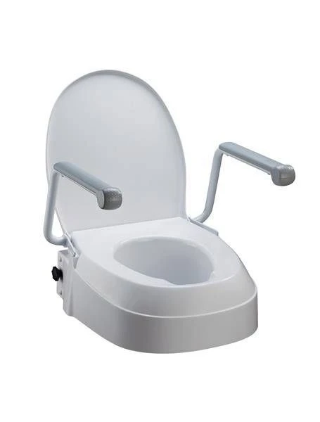 Homecraft Raised Toilet Seat with Armrests, three fixed adjustable seat heights 5 Homecraft Raised Toilet Seat with Armrests, three fixed adjustable seat heights
